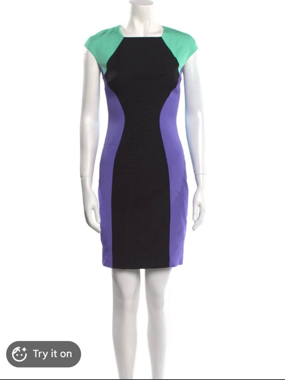 Versace Collection Colorblock Bodycon Dress Size IT 40 / Approx US 4